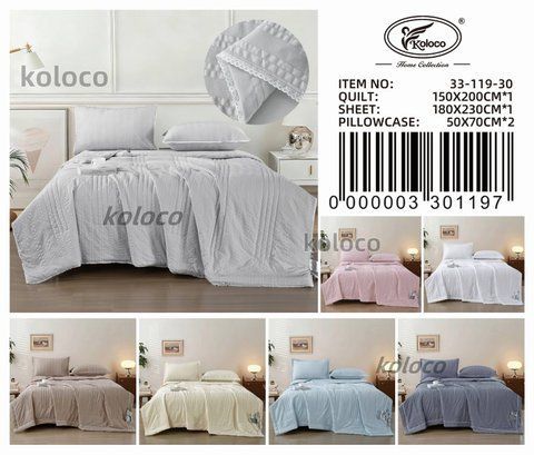 Постельное белье полуторка фланель с одеялом. Наволочка 50х70.Koloco 33-119 фото