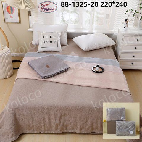 Покрывало протное хлопок. Размер 220х240. Koloco 88-1325-20 фото