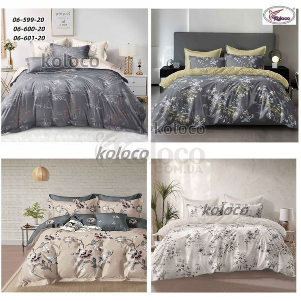 Постільна білизна фланель. Розмір евро. Простиня на резинці. Наволочка 50х70. Koloco 06-790 фото