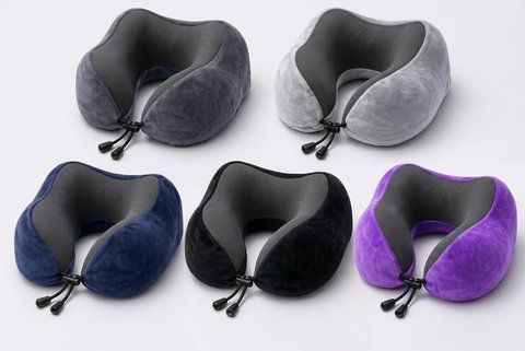 Дорожня подушка для шиї Koloco з ефектом пам'яті (Memory Foam) 612-1 фото