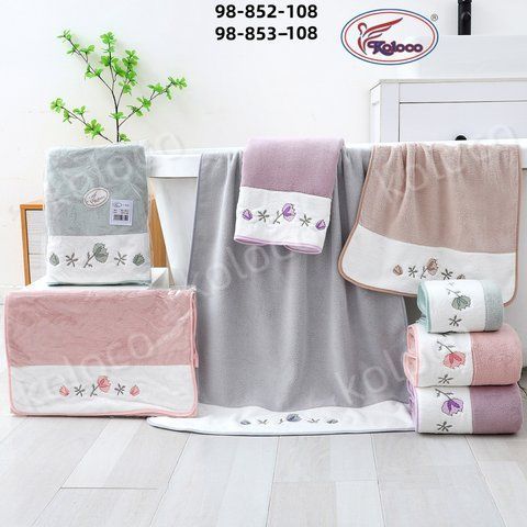 Лицьовий рушник з мікрофібри. Розмір 50х90 Koloco 98-853-108 фото