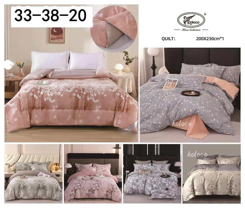 Зимнее теплое одеяло. Размер 200х230. Koloco 33-38 фото