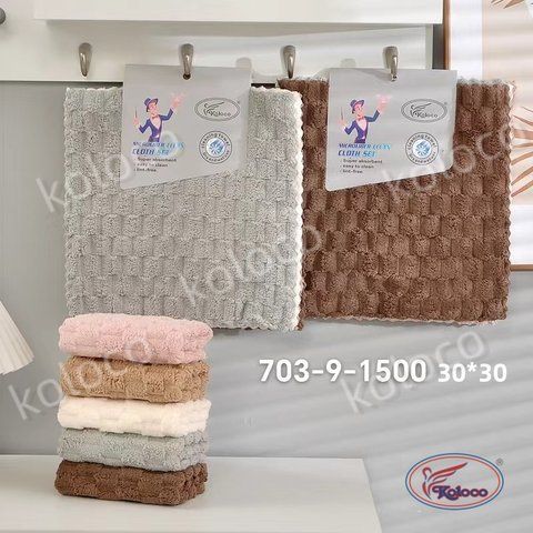 Кухонний рушник серветка мікрофібра. Розмір 30х30. Koloco 703-9 фото