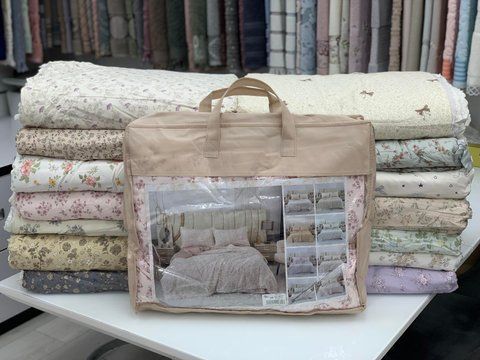 Комплект постільної білизни євро з ковдрою. Наволочка 50х70 Koloco 196-1 фото