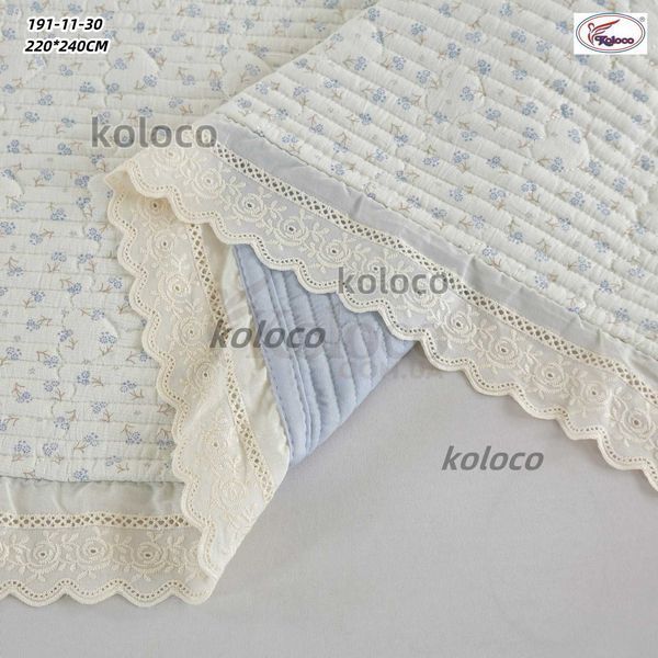 Покрывало хлопковое. Размер 220х240. Koloco 191-11 фото