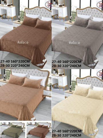 Покривало стьобане щільне Розмір 160х210 Koloco 08-527-40 фото