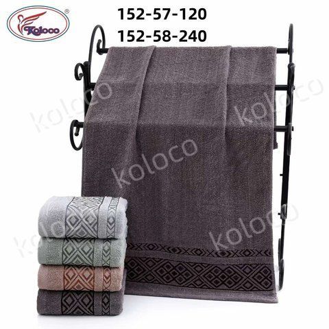 Банное махровое полотенце. Размер 70х140. Koloco 152-57 фото