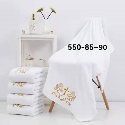 Полотенце белое для крещения большое 550-85-90 фото