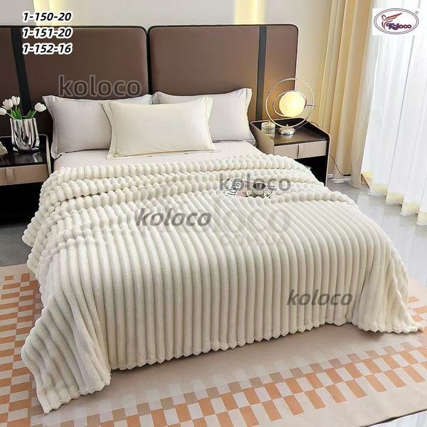 Плед Шарпей. Широкая полоса 5 см Размер 160х210. Koloco 1-150 фото