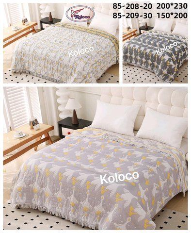 🛏 Простиня муслин 200&times;230 &ndash; 100% бавовна 85-208 фото
