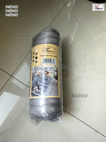 Плед Шарпей. Широкая полоса 5 см Размер 220х240. Koloco 1-152 фото